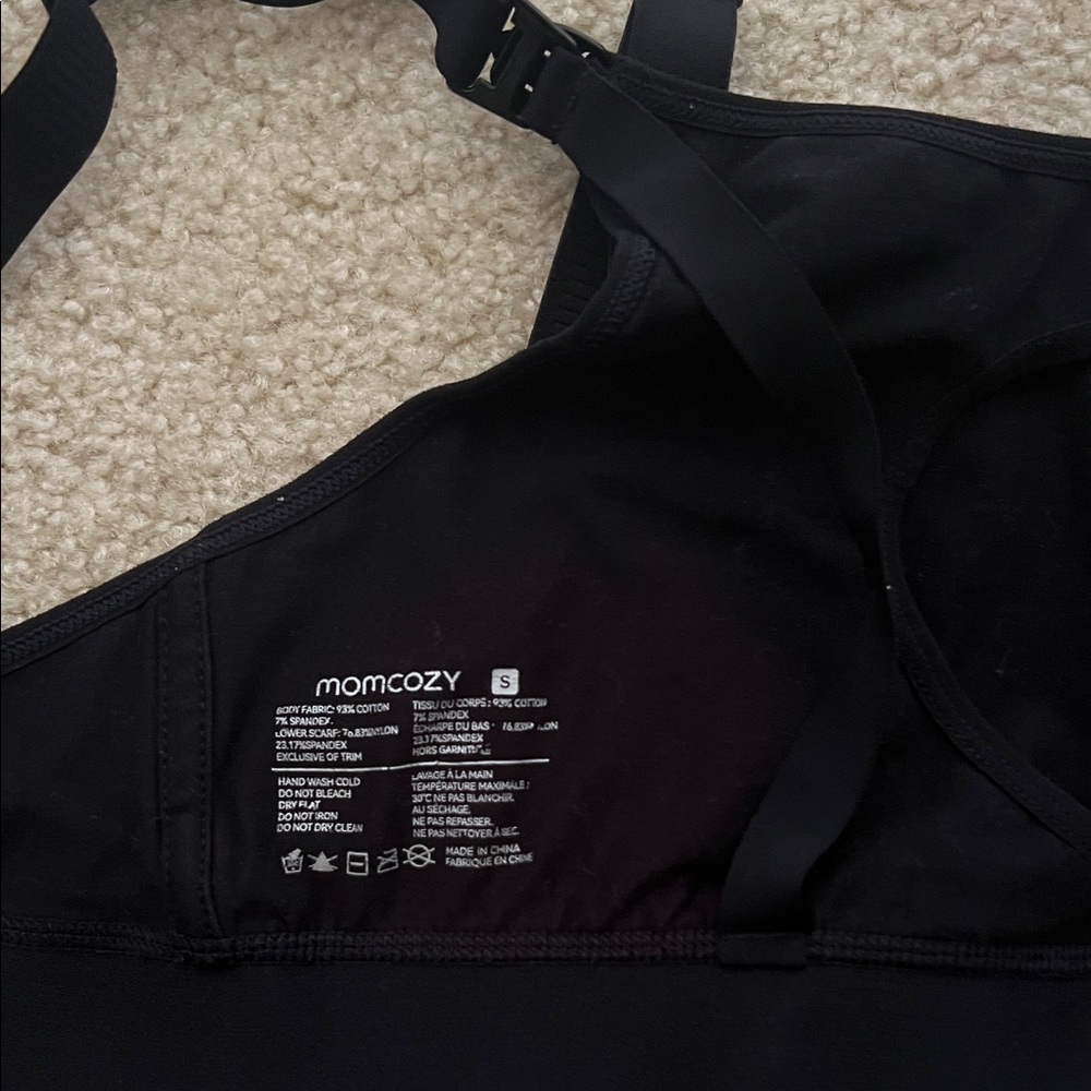 2 Momcozy Black Pumping & Nursing Bras - Picture 2 of 7